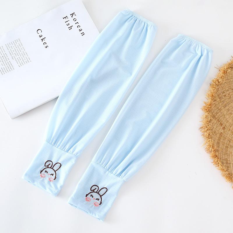 Summer Ice Silk Sun Protection Sleeves Outdoor Driving Uv Protection Rabbit Ice Sleeves Women'S Loose Arm Protection Sleeves