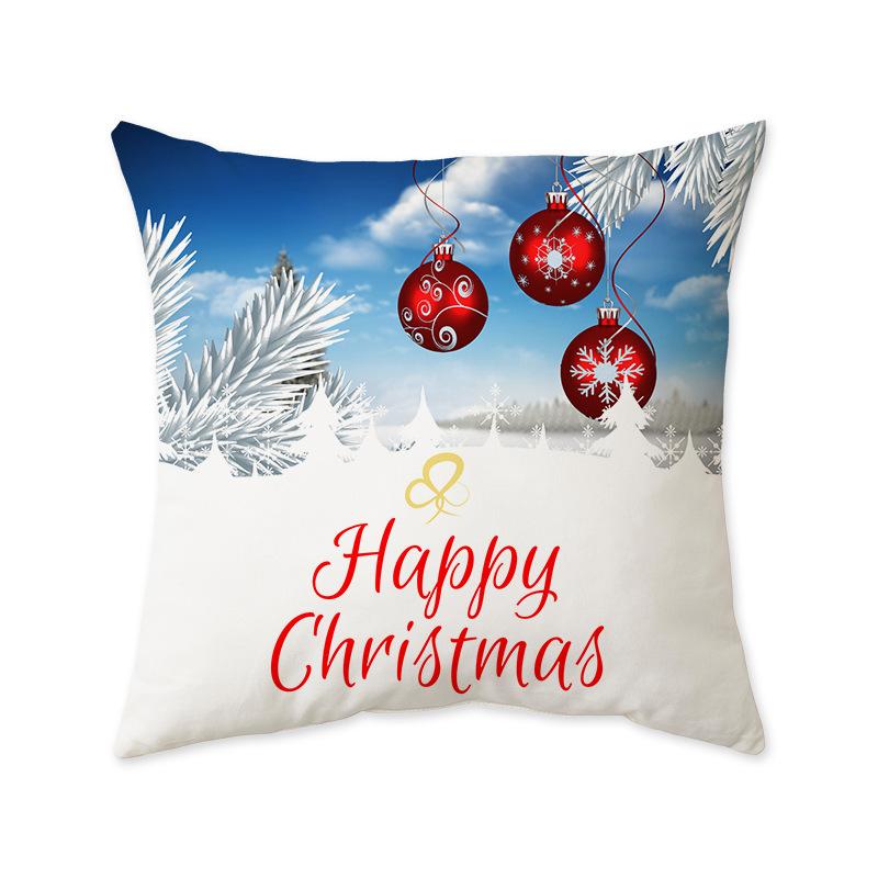 Christmas Series Decorative Cushion Pillow Ins Style Fashionable Sofa Living Room Bedside Cushion Pillow Cover