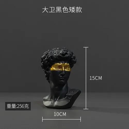 Современная Имитация Гипса Смола Давид Скульптура Арт Бюст Портрет Венера Статуя Фигурки Мебель для Гостиной Домашний Декор