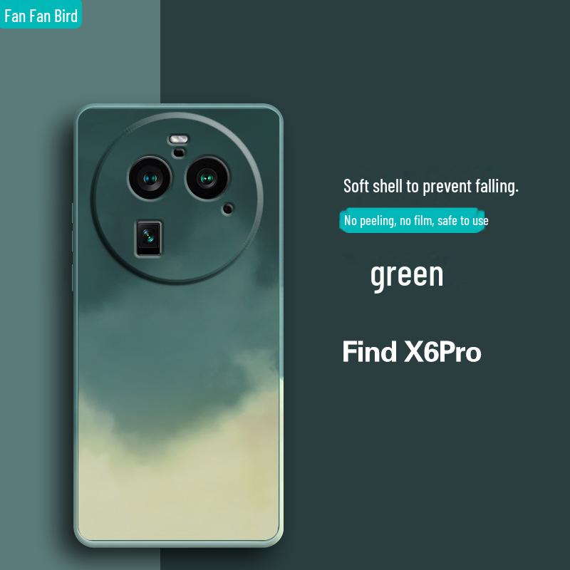Liquid Silicone Anti-fall Case for OPPO Find X6 Pro - Compatible with Find X5/X3/X3 Pro X2