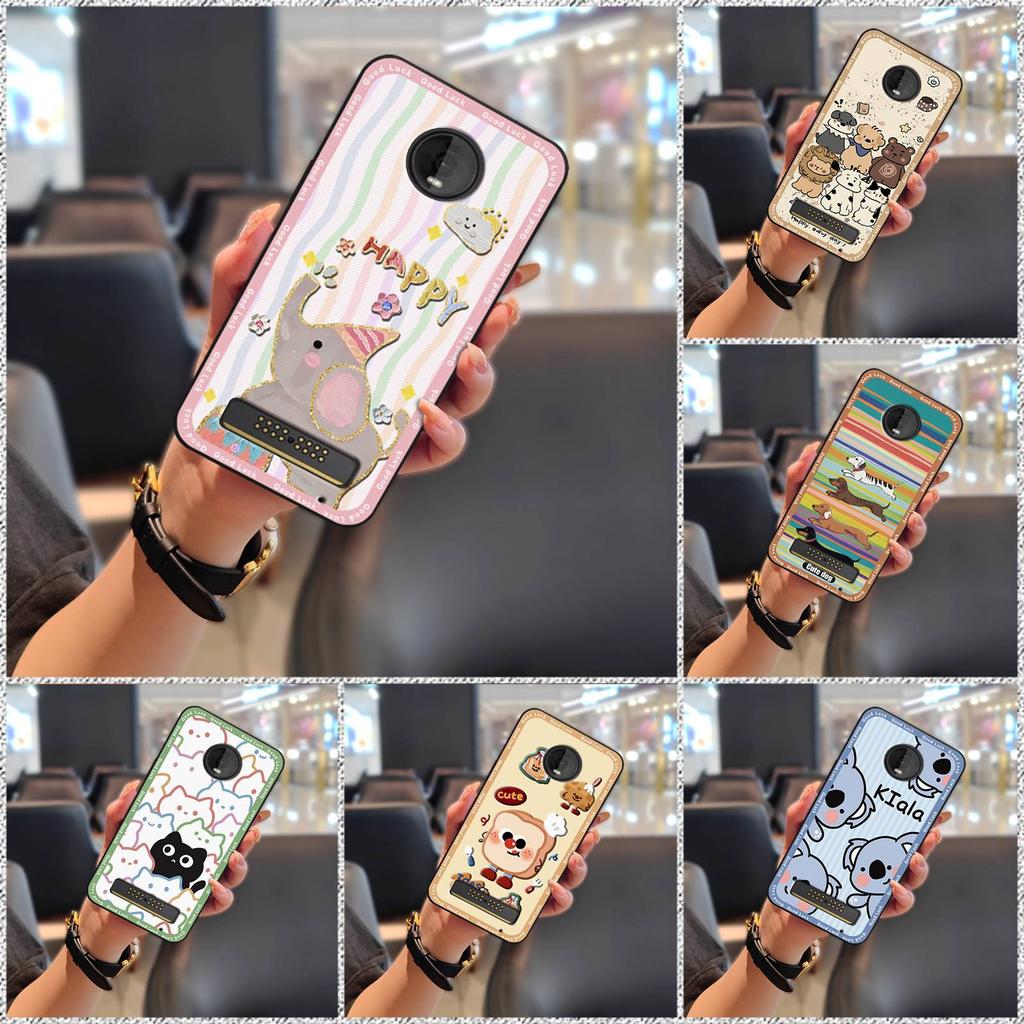 Durable Protective Phone Case For MOTO Z4 Play Graffiti Phone Pouch Cartoon Anti-knock TPU Waterproof Cute Soft Case