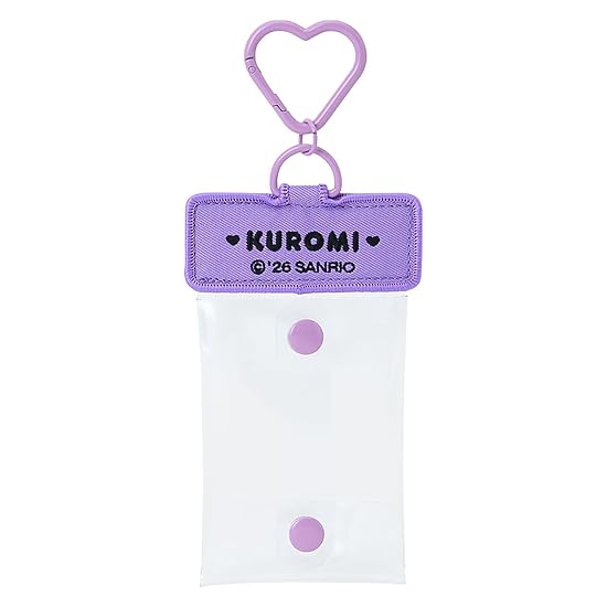 Sanrio Mini Clear Pouch (Exciting Sanrio Capsule Toy Club) Kuromi, Ages 3 and Up, 044491