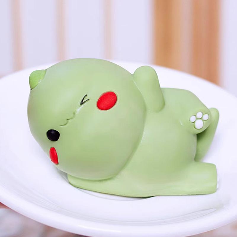 3D Cute Sleeping Dinosaur Silicone Mold Mousse Cake Decoration Handmade Chocolate Mould Ice Cream Dessert Diy Baking Tools