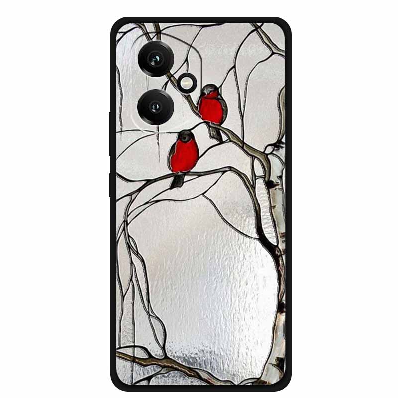 For Honor 400 5G Case 3D Flowers Emboss Soft Silicone Phone Case For Honor 400 Back Cover Bumper Funda Protective New Shell Bag