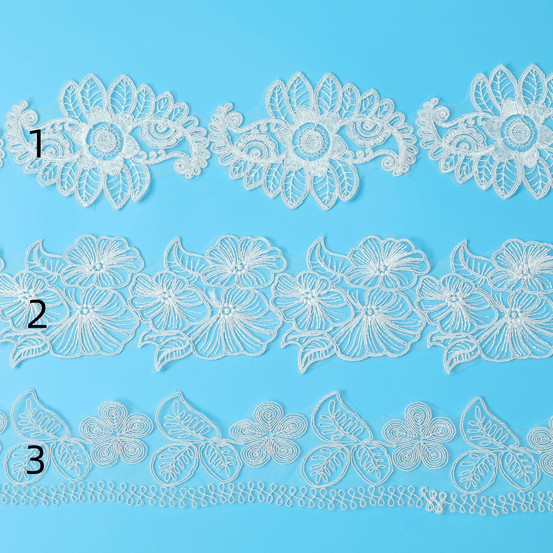 

Маленький штрих-код Автомобильная кость Кружево Детская одежда Ханфу Этнический стиль Вышивка Кружево Аксессуары для одежды Кружево Блестки 1/wide 11CM