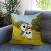 Cartoon P-P-Puffin Rock Pillow Gift Home Office Decoration Bedroom Sofa Car Cushion Cover Case 45X45