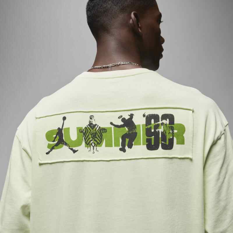 Jordan T Shirt Asia Version Men's Green FD4247-303