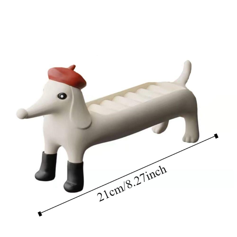 Ring Holder Dachshund Ring Organizer Resin Ring Trinket Storage Box Jewelry Display Box  For Lover