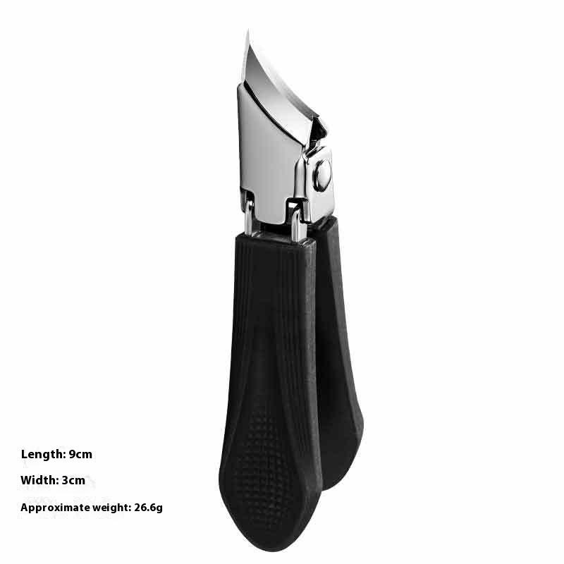 1PC Ultra-Sharp Angled Stainless Steel Nail Clippers Anti-Splash Fingernail Toenail Cutters Home Salon Manicure Pedicure Tools