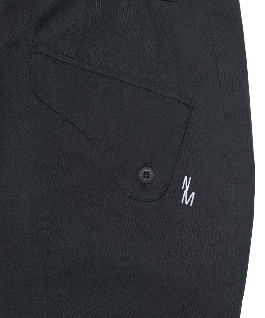 Nomaenyueol Flap Wide Slacks - Black