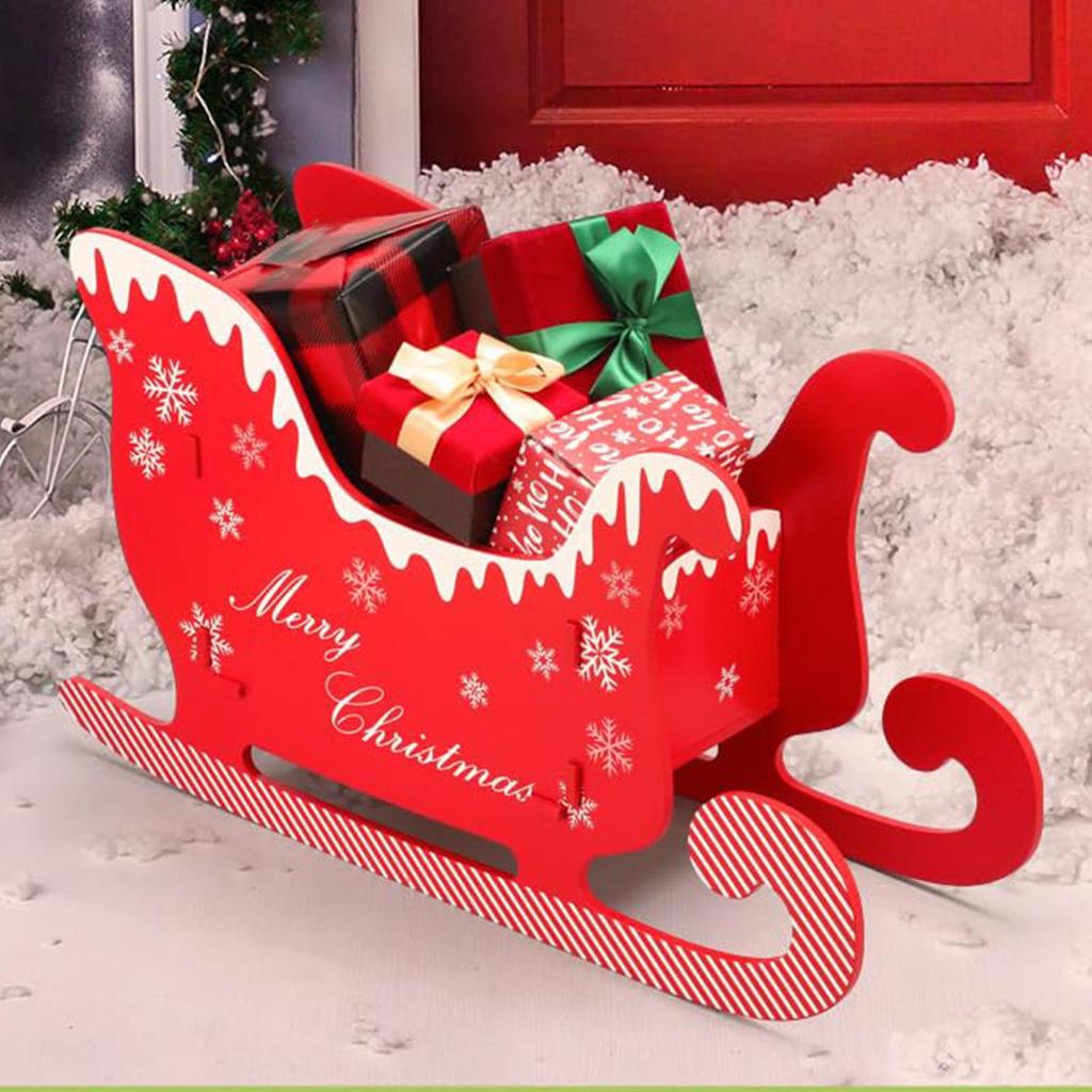 Kerstslee Feestelijke Ruime Decoratie Kerstslee Kerstdecoratie Voor Buiten Binnen Veranda Buiten Patio Gazon Vakantie