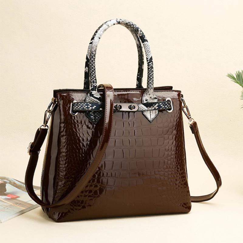 SCIONE Borse Borsa a tracolla di grande capacità con tracolla in pelle modello moda