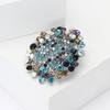 Literary Retro Alloy Rhinestone Sunflower Brooch Fashionable Versatile Women'S Clothing Corsage Jewelry Pin