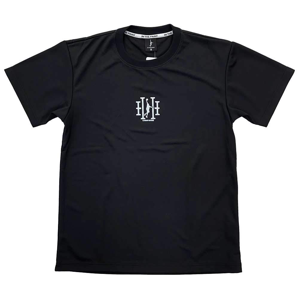 itp2001hh IN THE PAINT Original Basketball Short Sleeve T-Shirt ITP2001HH 1043: Black/Silver XL