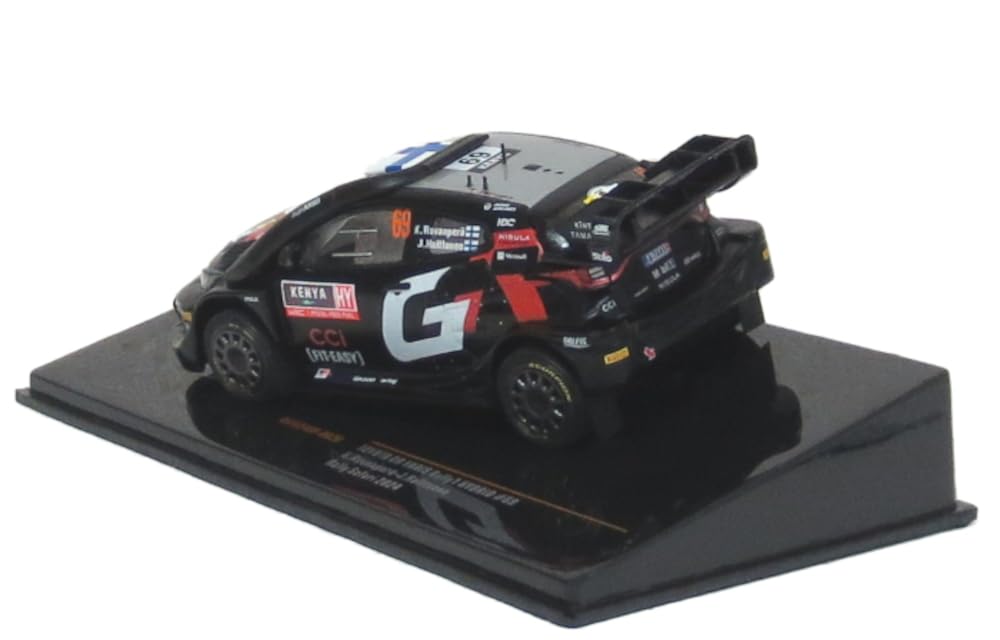 IXO Maßstab 1/43 Toyota GR Yaris Rally1 Hybrid 2024 Safari Rallye Kenia Sieger #69 K. Rovanperä/J. Halttunen