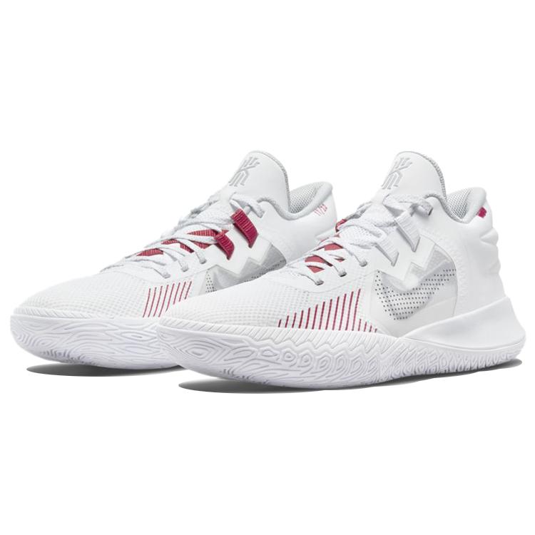 New Nike Kyrie Flytrap 5 'White University Red' CZ4100-100
