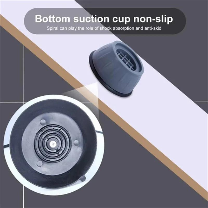 Anti Vibration Pads Waterproof Legs Anti Slip Silent Skid Raiser Mat Washing Machine Support Dampers Stand Furniture
