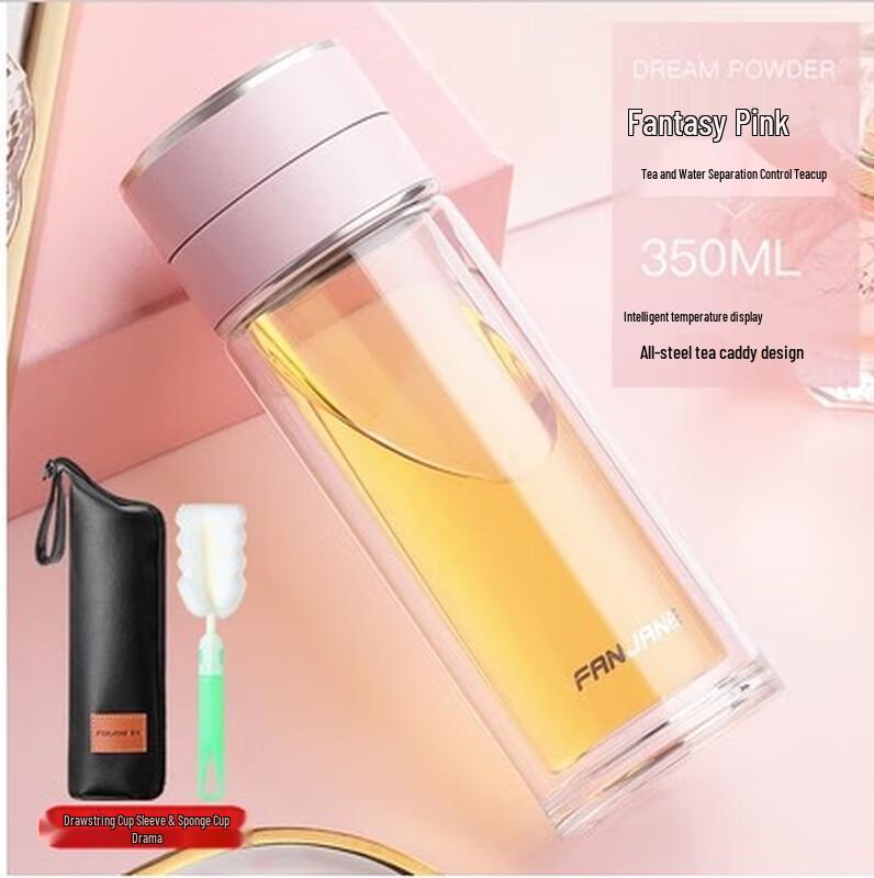 SX Portable Glass Tea Infuser with Temperature Display