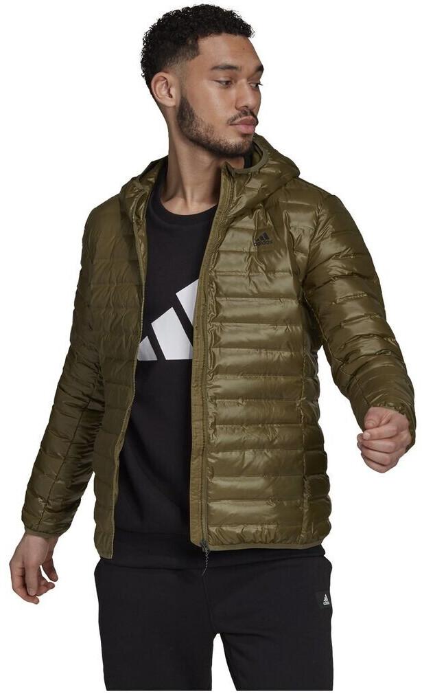 Adidas Varilite Down Hooded Jacket Men focus olive (GT9222)