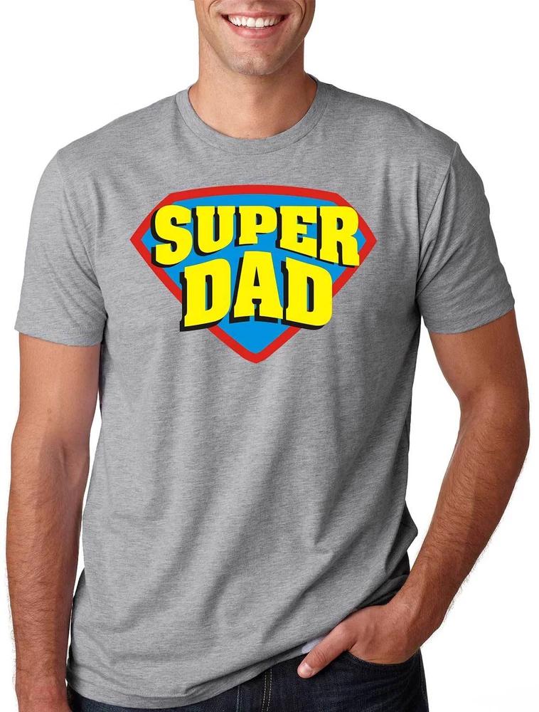 Fathers Day Gift Super Dad Tee shirt Gift for Father Tshirt S