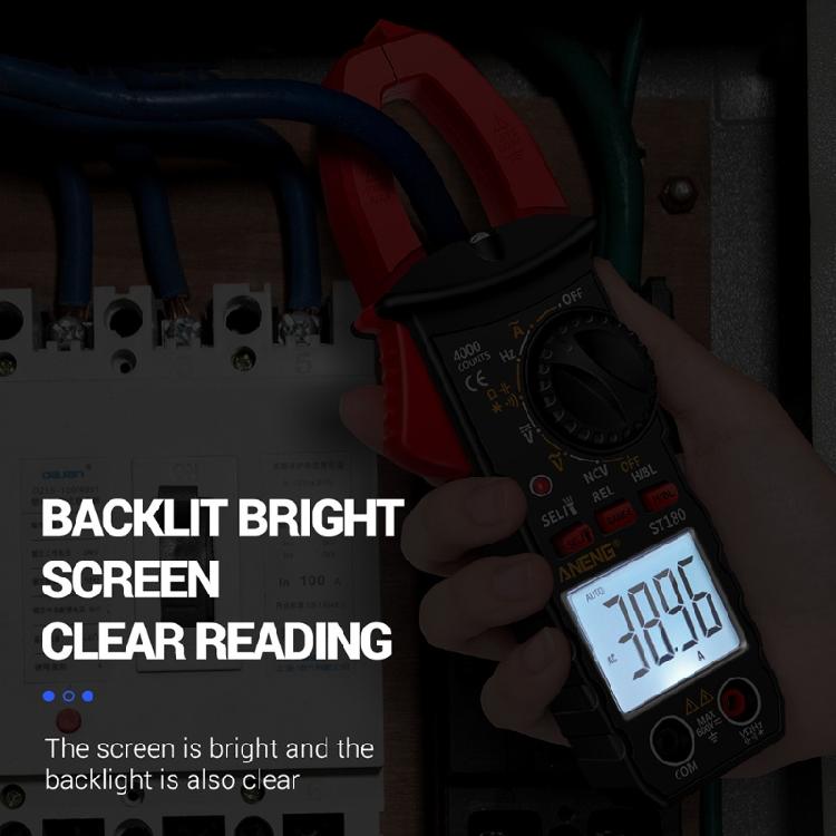 AC/DC Digital Clamp Meter T-RMS 6000 Counts, Multimeter Voltage Tester Auto-rang