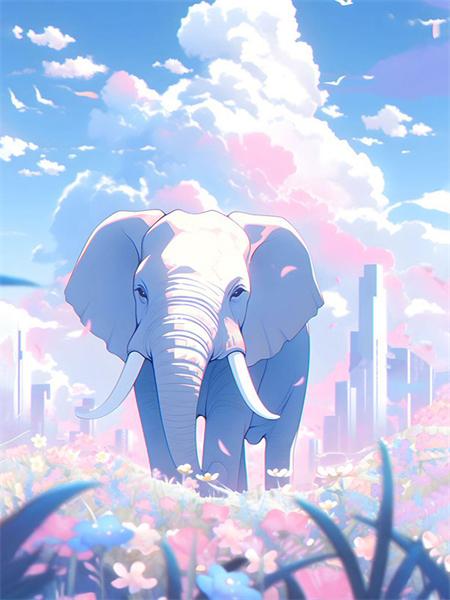 

Полный квадратный круглый Diy Алмазная картина Животные Мультфильм Домашний декор Вышивка Мозаика Слон Настенное искусство Full Round 20x30CM