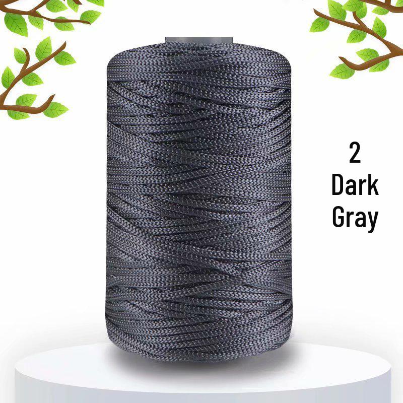 125g Lightweight Ice Silk Linen Yarn for Summer Hats, Medium-Fine Knitting, DIY Bags, Cushions & Shiny Hollow Yarn