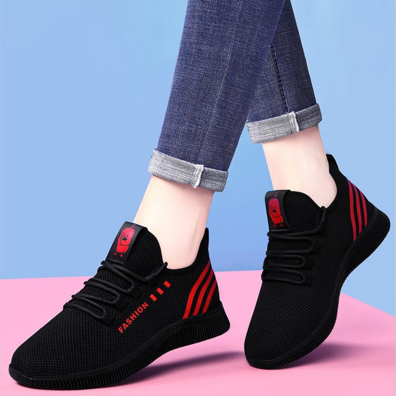 New Autumn Mesh Women's Shoes Soft Soled Antislip Walking Footwear Casual Breathable Sports Shoes Comfortable Ladies Shoes Mujer