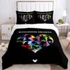 Fashion 3d Print Anime Game Kingdom Heart Bedding Set Single Twin Full Queen King Size Bed Set Adult Kid Bedroom Duvetcover Sets