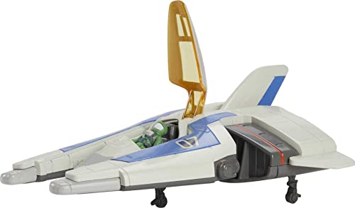 Mattel Disney & Pixar Lightyear Hyperspeed Series Mini Action Figure & Toy Vehicle Set: Buzz Lightyear & XL-07 Spaceship 5.6-inch Vehicle