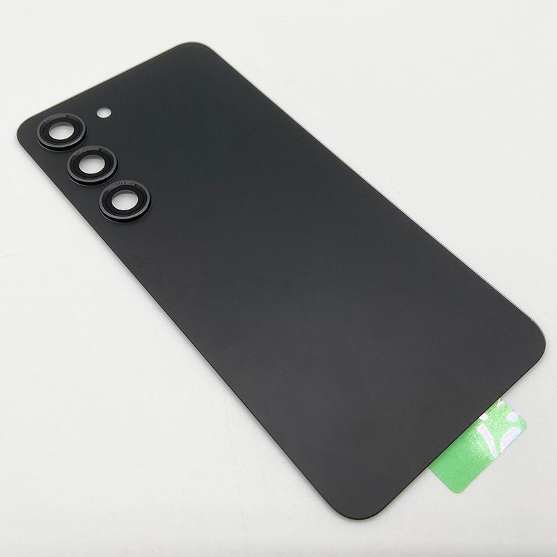 

NEW For Samsung Galaxy S23 Back Cover Glass Rear Door Housing Battery Replacement For Galaxy S23 S 23 With Lens чёрный