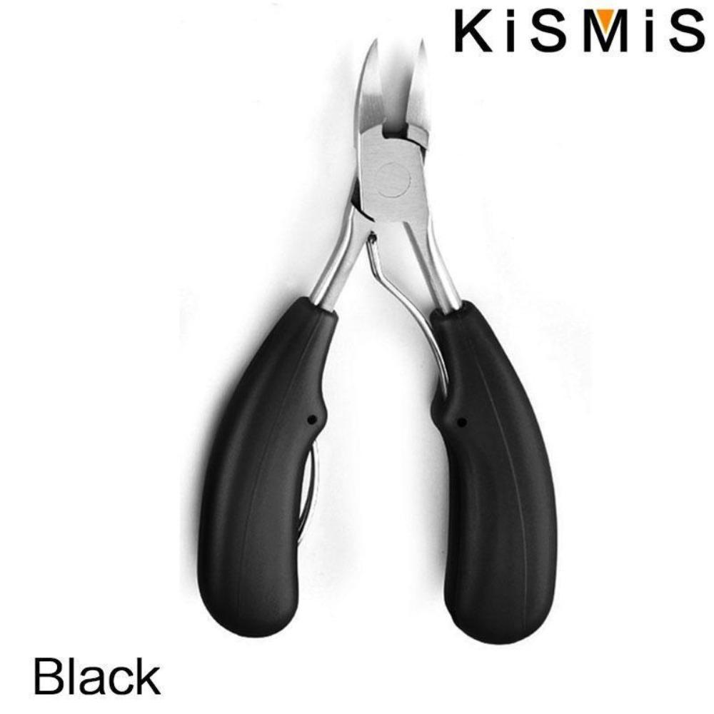 

KISMIS Stainless Steel Nail Clippers, Dead Skin Pliers, Nail Groove Scissors, Dead Skin Scissors, Toe Scissors, Manicure Tool чорний