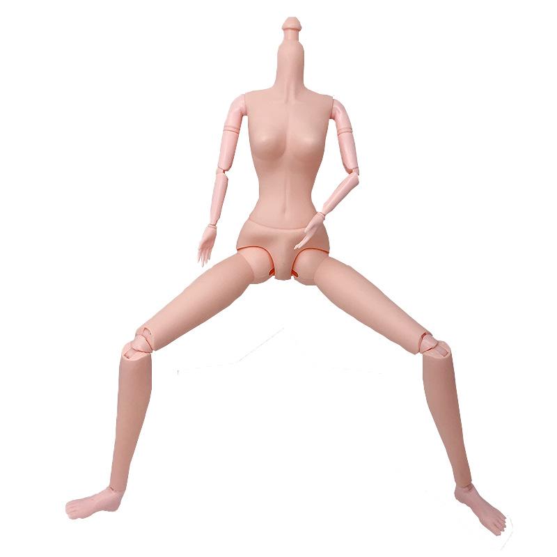 22-Zoll BJD Puppenkörper mit beweglichen Gelenken und individuellem Make-up - Prinzessinnen-Accessoires enthalten