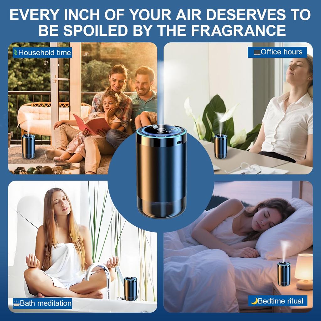 Smart Car with AI Chip, 5 Adjustable Modes & Waterless Scent