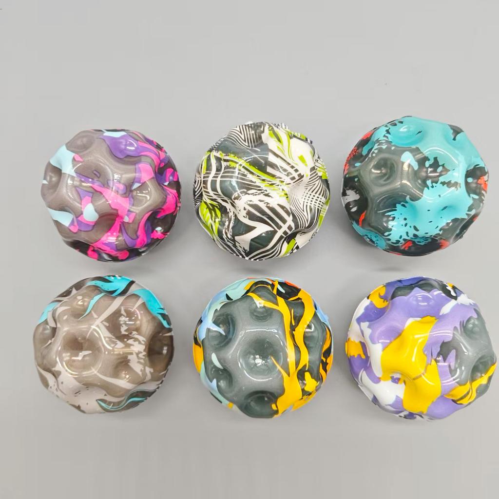 Ocean Elastic Ball High Elastic Decompression Toy Hole Ball Bare Ball Toy Children's Outdoor Exercise