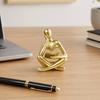 Umbra Studio Harz Denker Statue Bücherregal Dekor, Abstrakte Lesefigur Skulptur, Modernes Schreibtischornament, Inspirierendes Geschenk für Lehrer