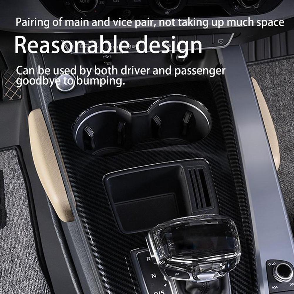Car Knee Cushion Comfortable Soft Elbow Pad Pillow PU Center Console Door Armrest Car Interior Pillow Cushion Car Interior Decor