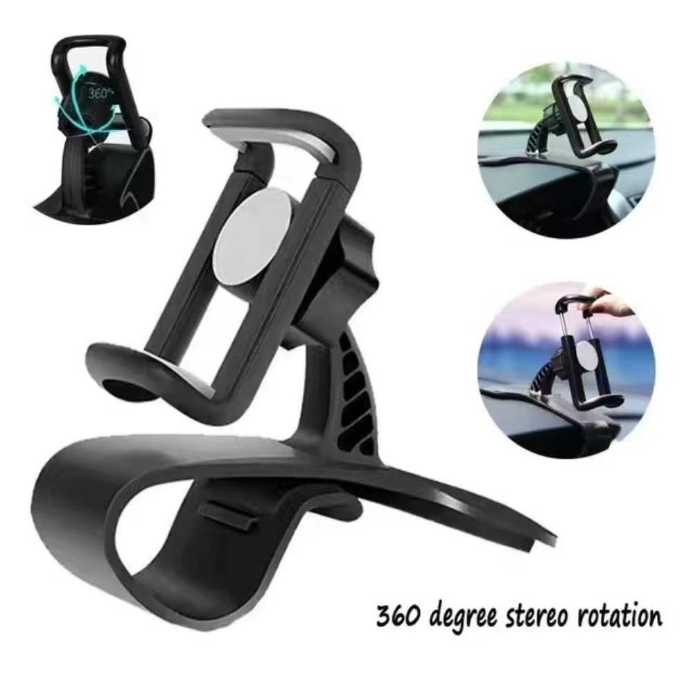 Multi Angle Rotatable Car Phone Stand Universal Dashboard Mount with Secure Auto Grip Technology