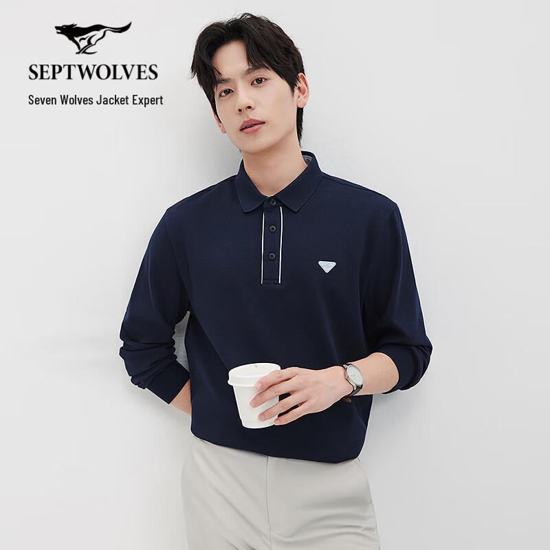 

Мужская повседневная футболка-поло с длинным рукавом Qipilao 4XL 190