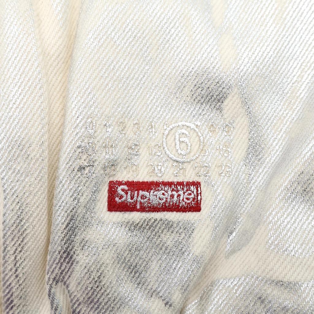 Supreme X MM6 Maison Margiela Foil Hooded Work Jacket Natural