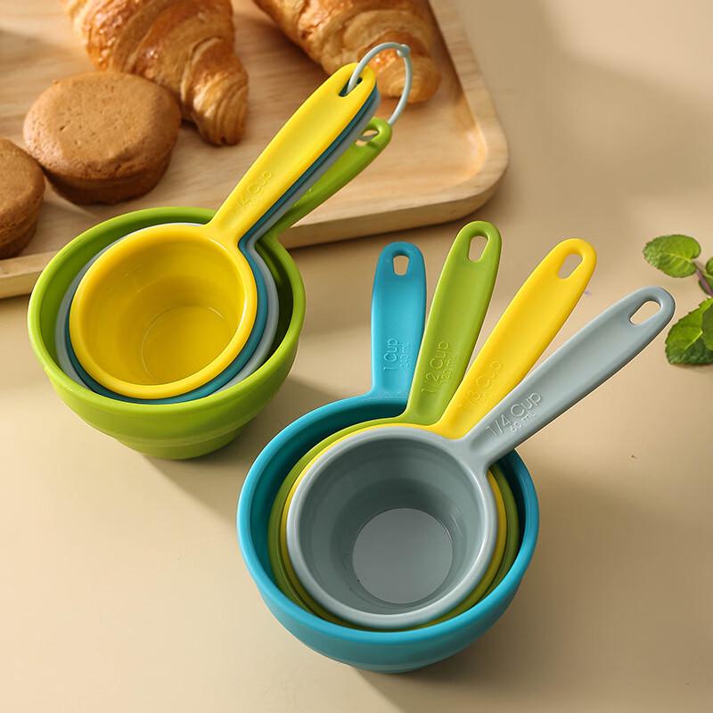 MDNG 4-Piece Mixed Color Metal Measuring Set