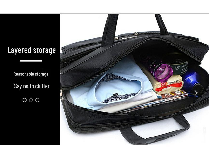 Men's 20" Oversized Waterproof Oxford Messenger Bag - Durable Business & Travel Briefcase