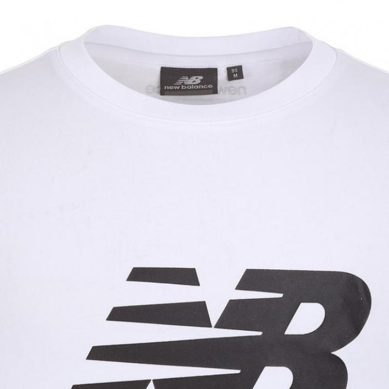 New Balance Uni Essential Big Logo Short Sleeve Tees Nbned21033 10