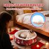 Christmas Dog Bed Christmas Calming Comfortable Pet Sofa Puppy Kitten Crate Kennel Bed For Home Dorm Bedroom Living Room Balcony