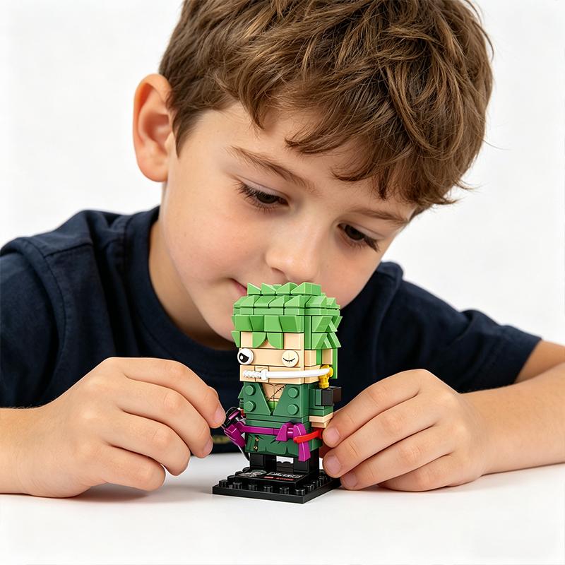 s Luffy Boa Hancock Chopper Zoro Building Blocks Character Set DIY Craft Toys For Children Adults Gifts Bricks