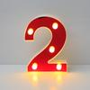 Red LED Letter Light for Parties and Proposals