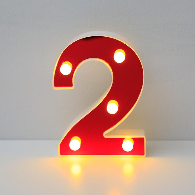 Red LED Letter Light for Parties and Proposals