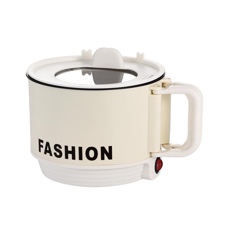 Compact Electric Cooking Pot: Multifunctional Steamer & Boiler for Dorms - Instant Noodle & Hot Pot - 110V, Foldable Design