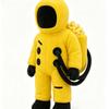 En Stock Backrooms Cubo de Palomitas Peluche Suave Relleno Réplica de Cine A24 Película de Terror Async Traje Hazmat Diseño Regalo