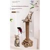 Small Sisal Scratching Post for Cats, Durable Cat Tree with Scratch Board for Indoor Cats, Pet Furniture